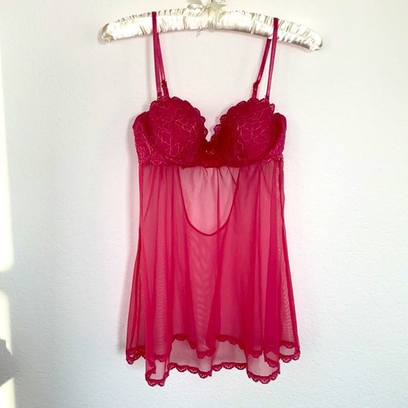 Victorias Secret VERY SEXY Sexy little things 34C Babydoll Slip - Picture 7 of 9